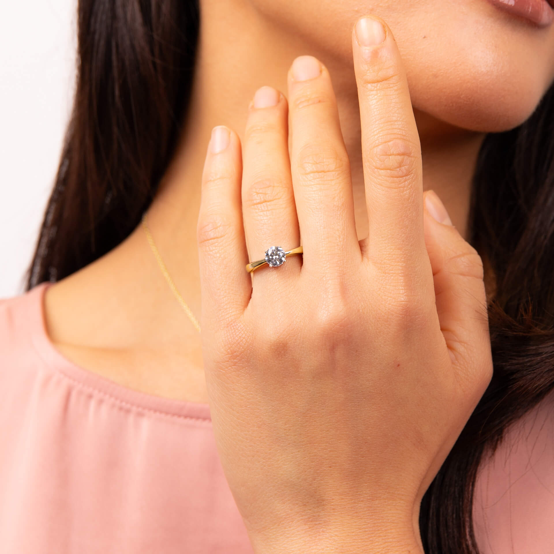 Four Claw Carat Ring