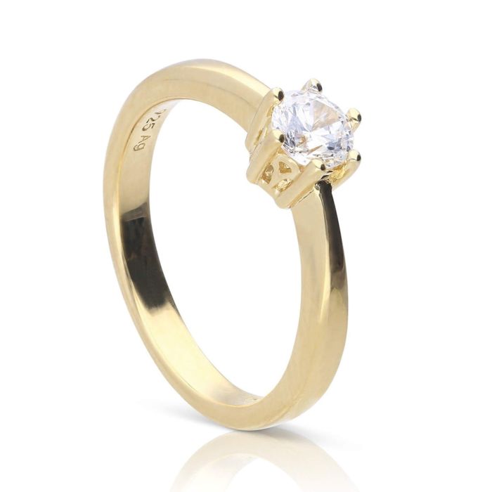 Six Claw Carat Ring