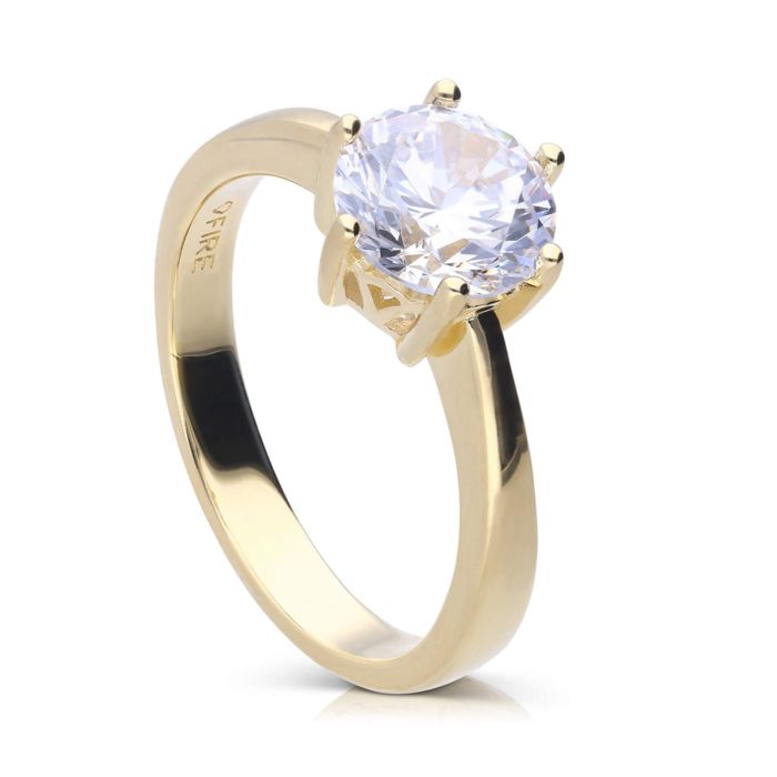 Six Claw Carat Ring