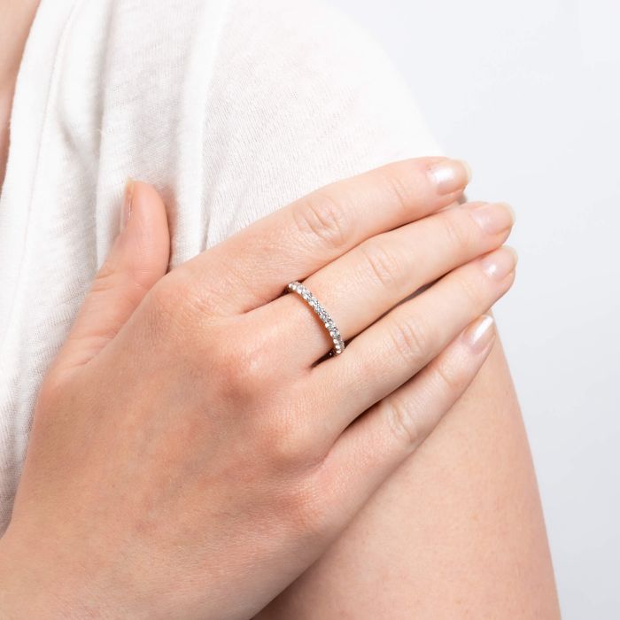 Zirconia Eternity Ring