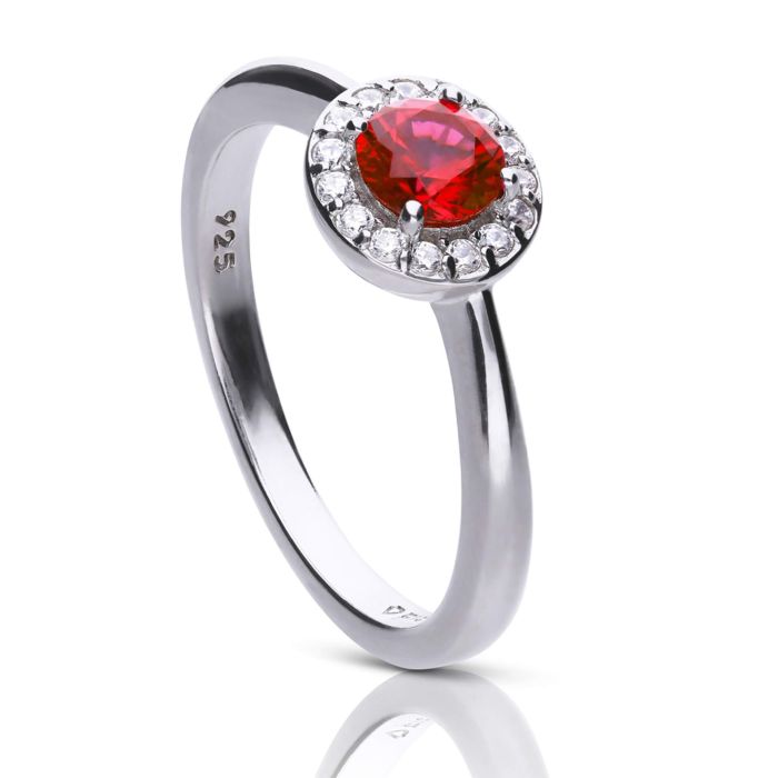 Round Colour Zirconia Ring
