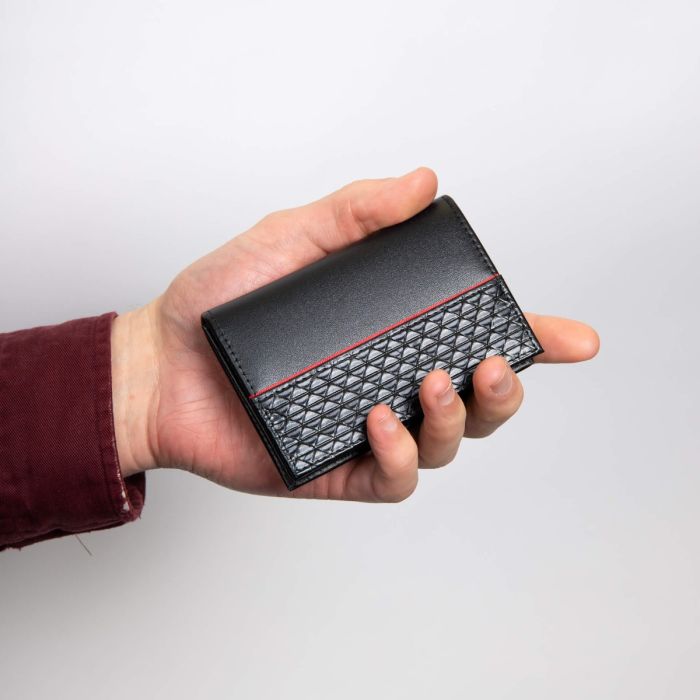 Black Leather Card Holder