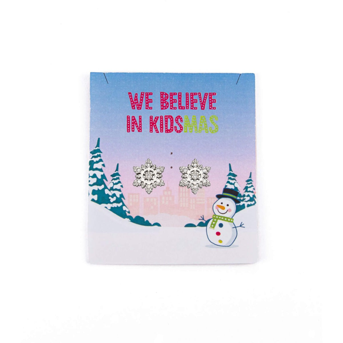 Kidsmas Snowflake Earrings