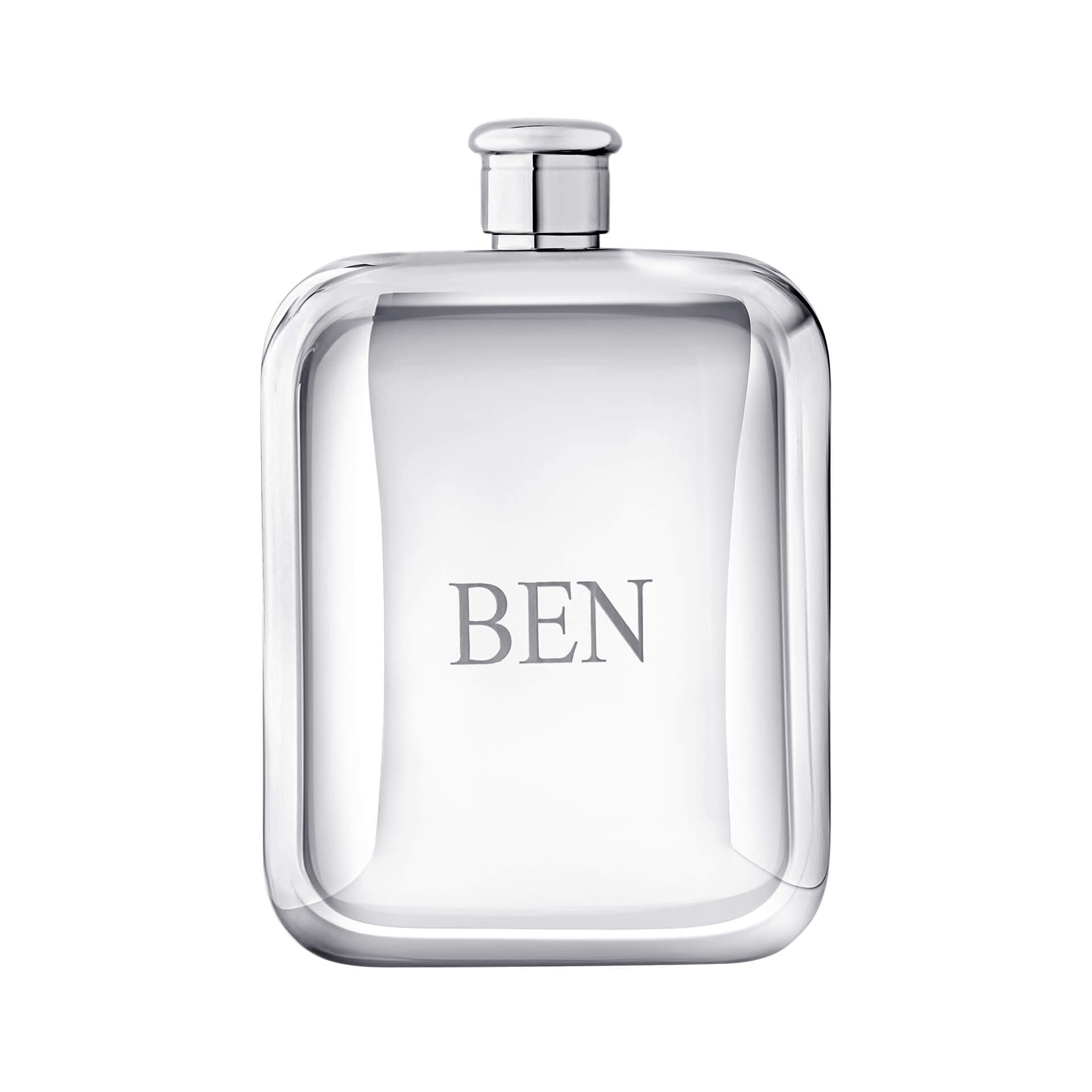 Hip Flask with Leather Sleeve