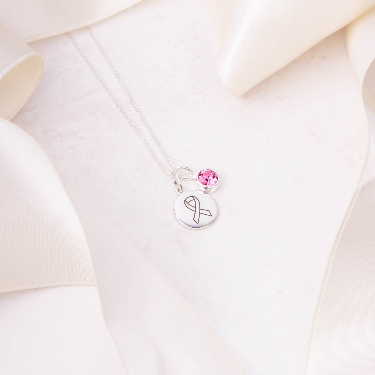 Breast Cancer Awareness Month Charity Necklace