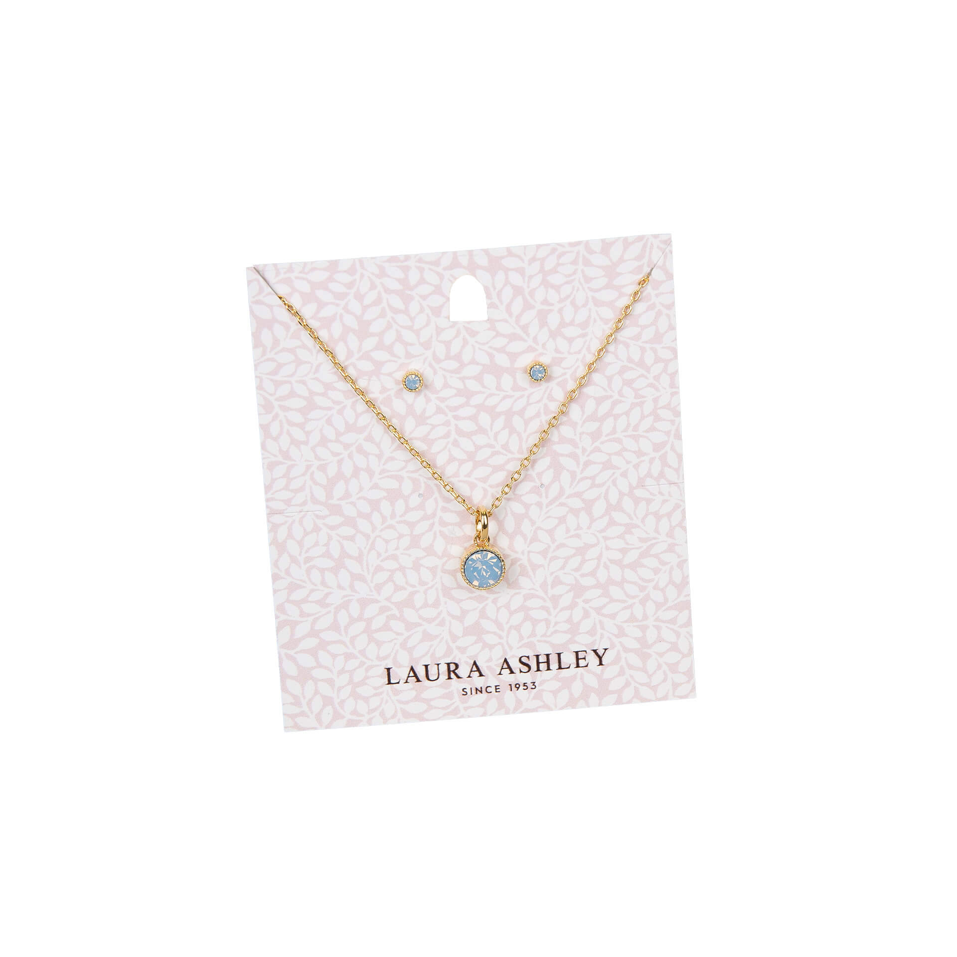 Stippled Earrings and Necklace Set