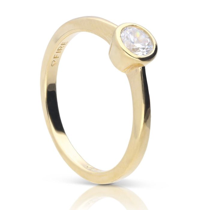 Bezel Carat Ring
