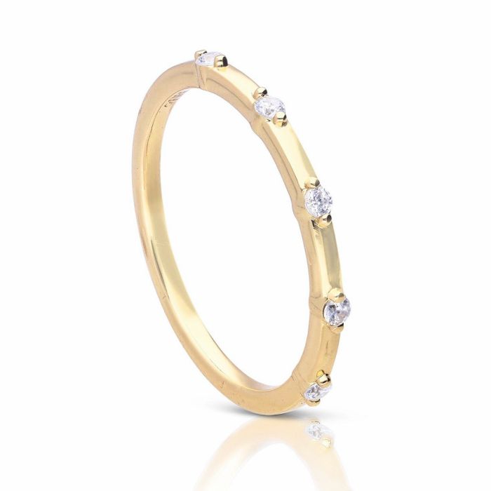 Studded Zirconia Ring