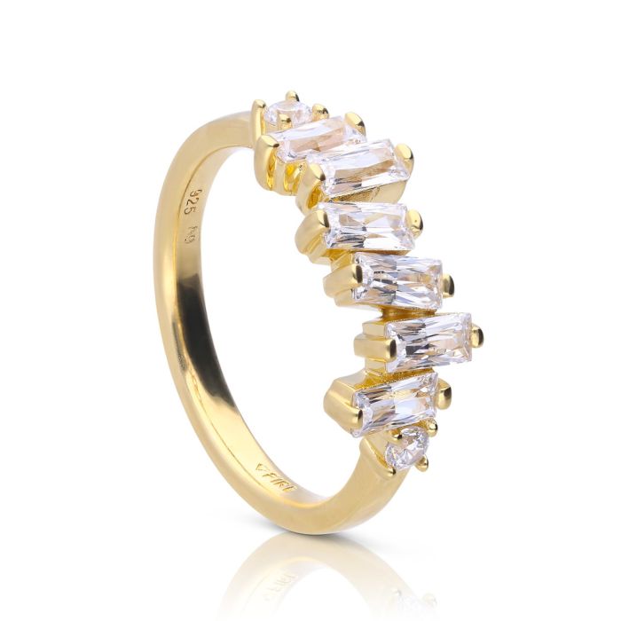 Multi Baguette Stone Ring