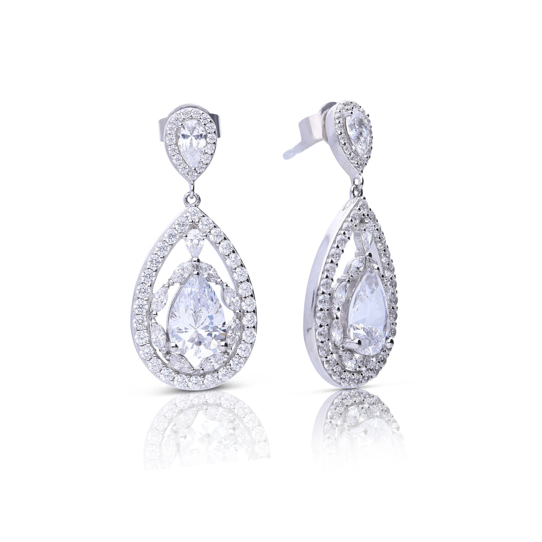 Ornate Teardrop Earrings