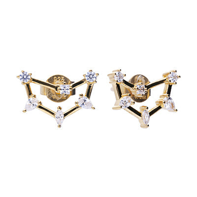 Zodiac Constellation Stud Earrings