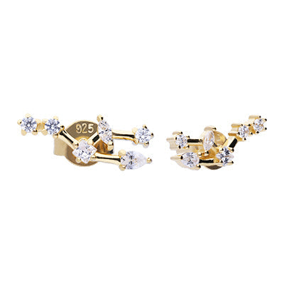 Zodiac Constellation Stud Earrings