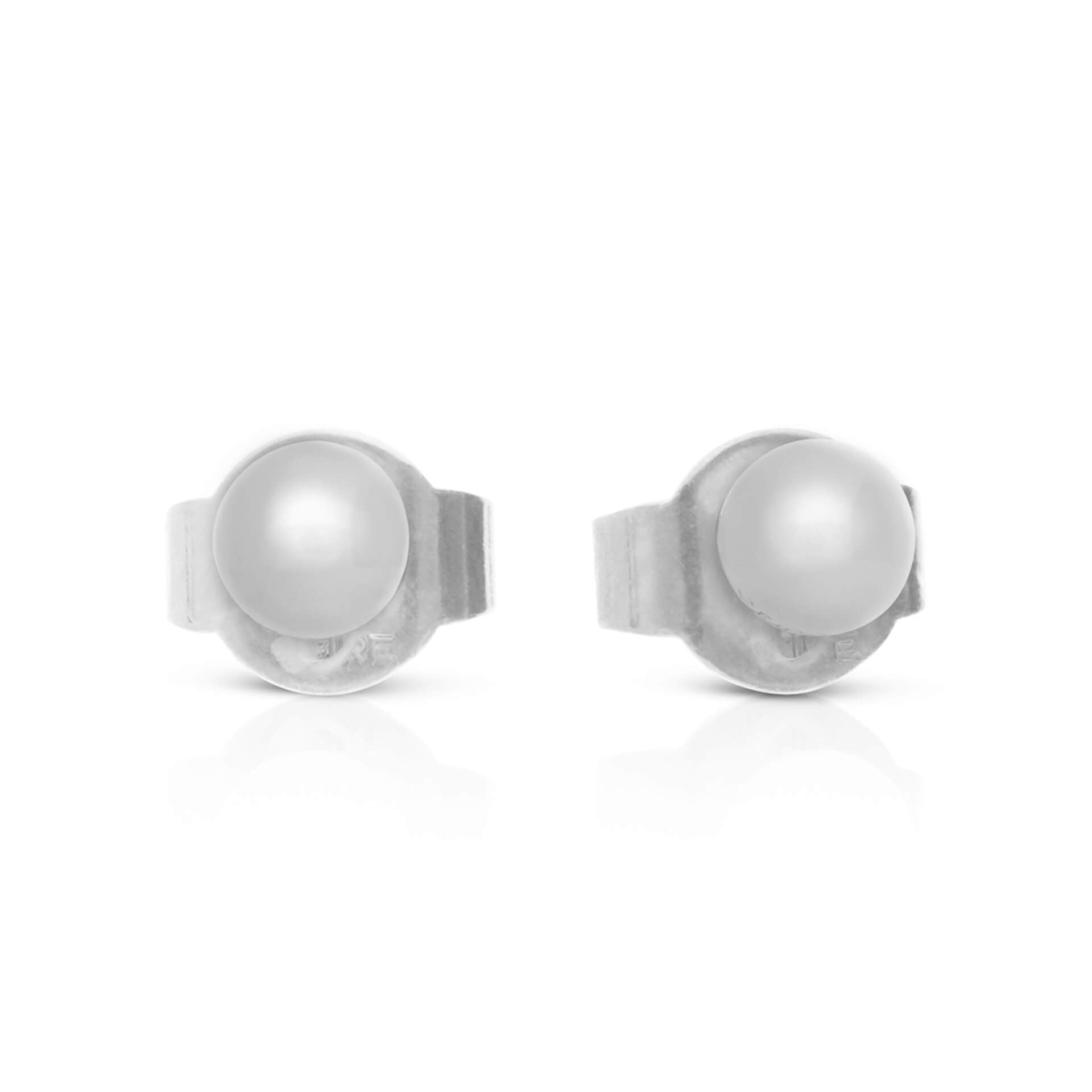 Plain Ball Stud Earrings