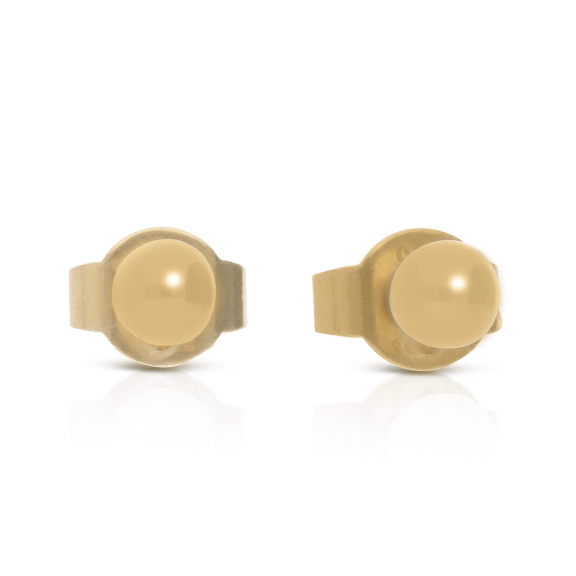 Plain Ball Stud Earrings