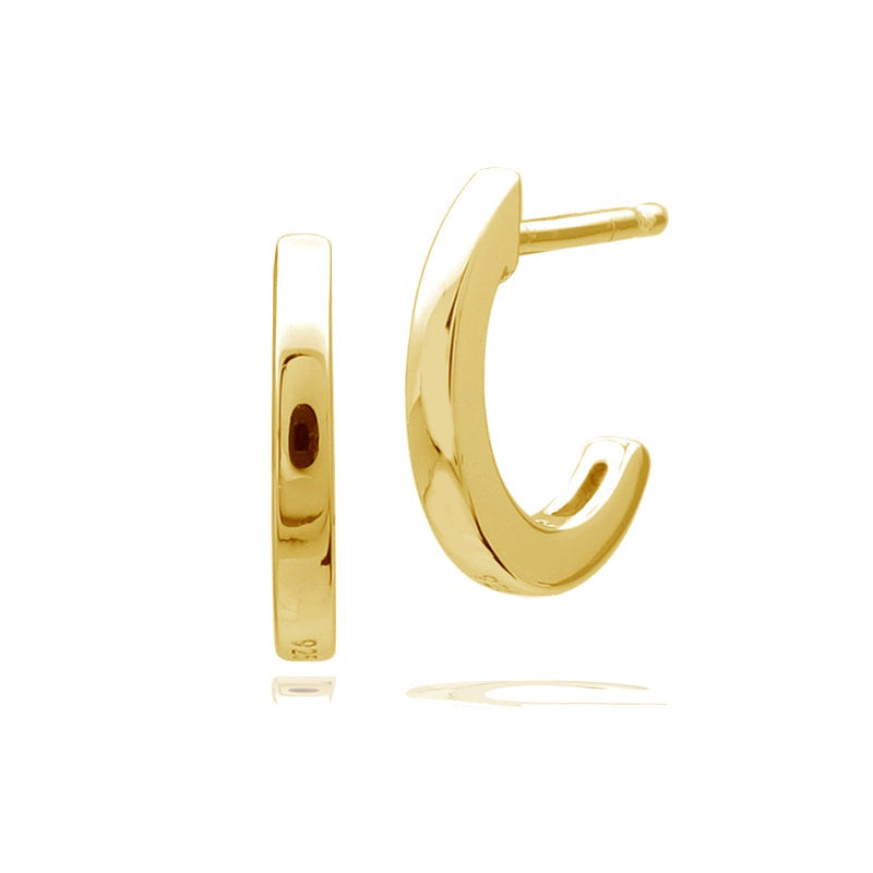 Plain 3/4 Hoop Earrings