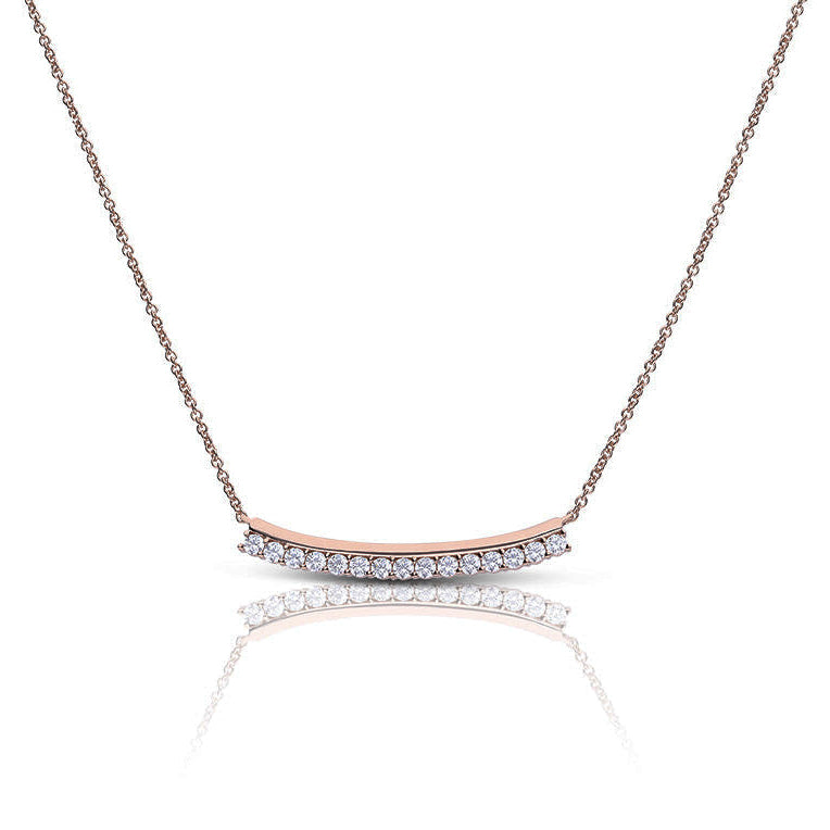 Pave Bar Necklace