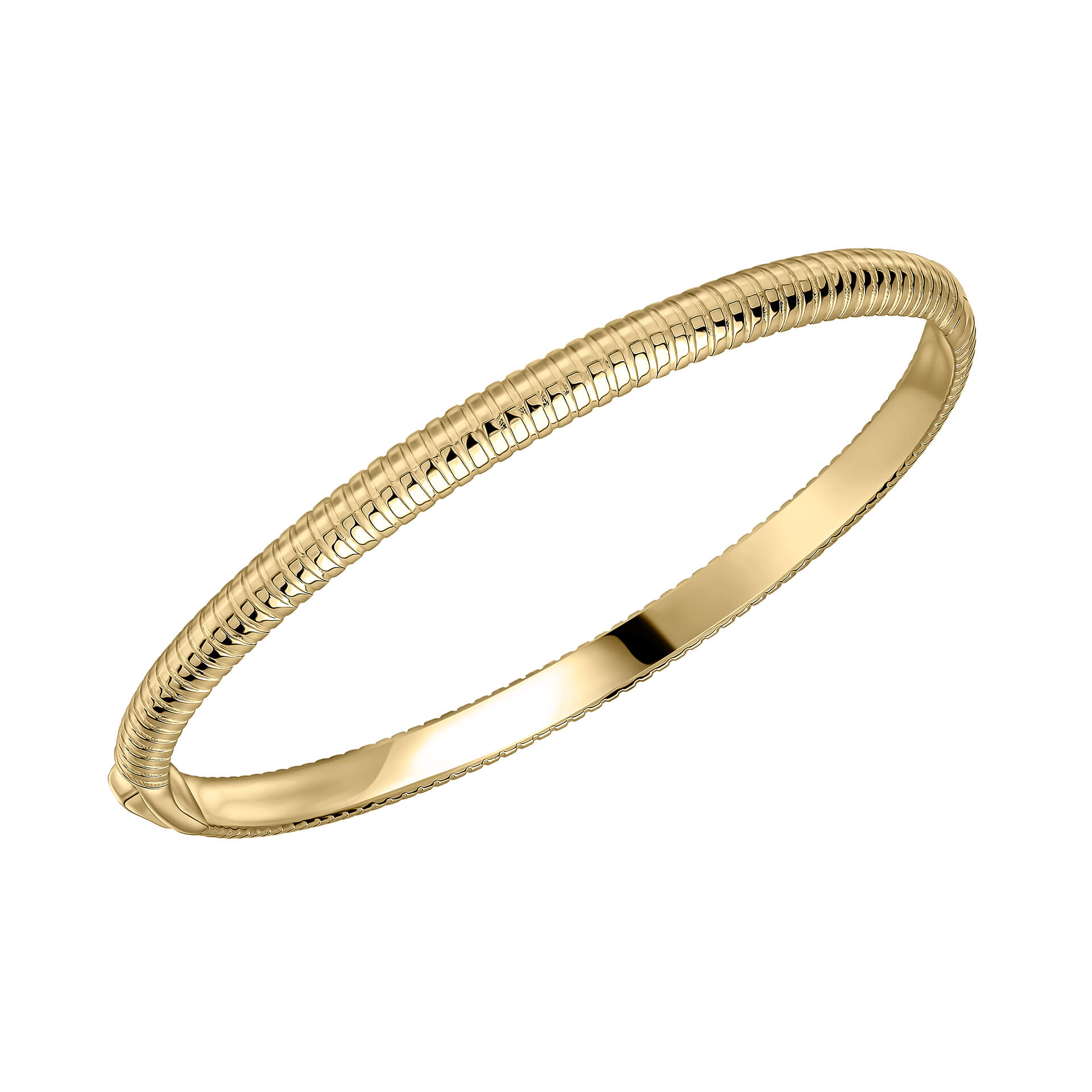 Striped Hinged Bangle