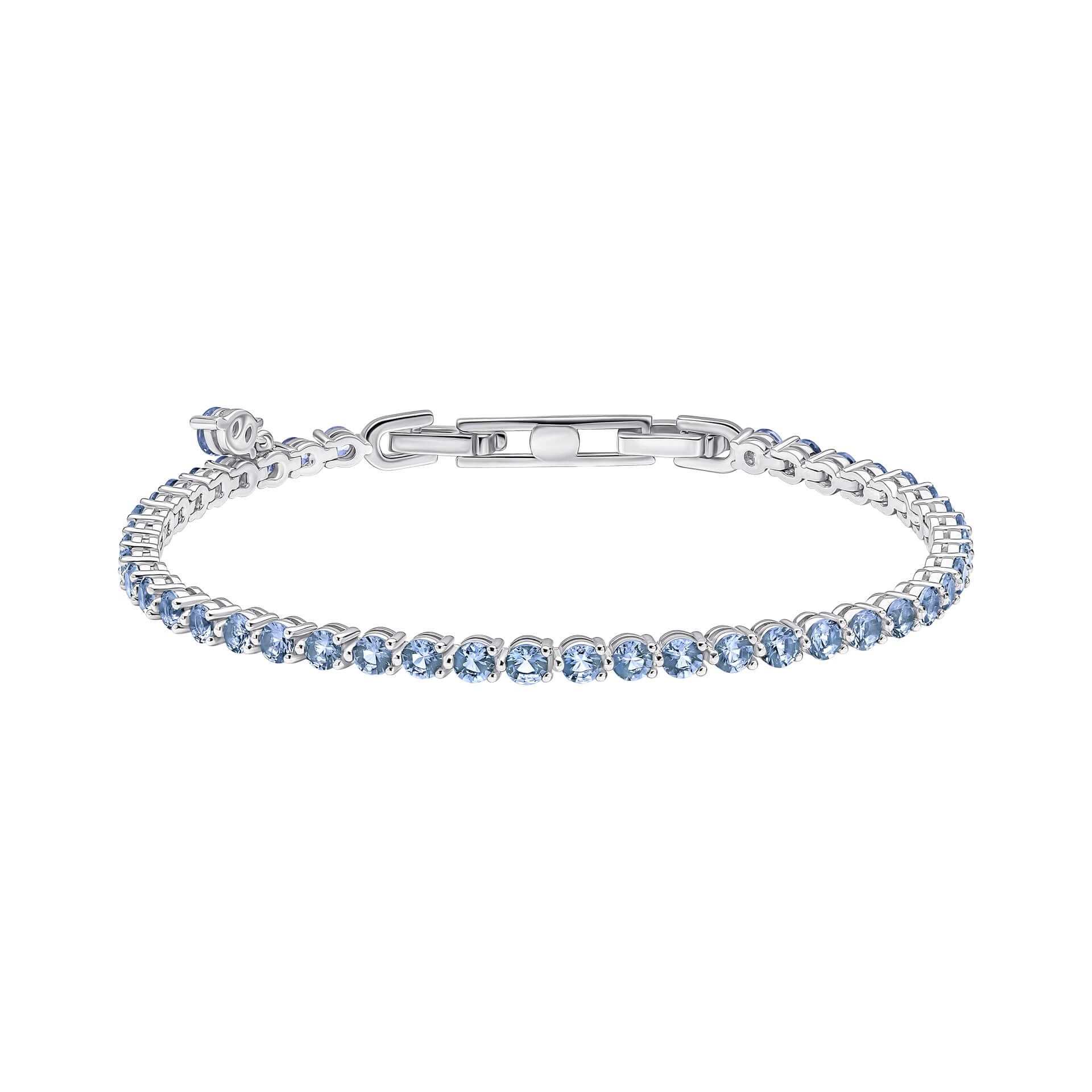 Small Zirconia Charm Tennis Bracelet