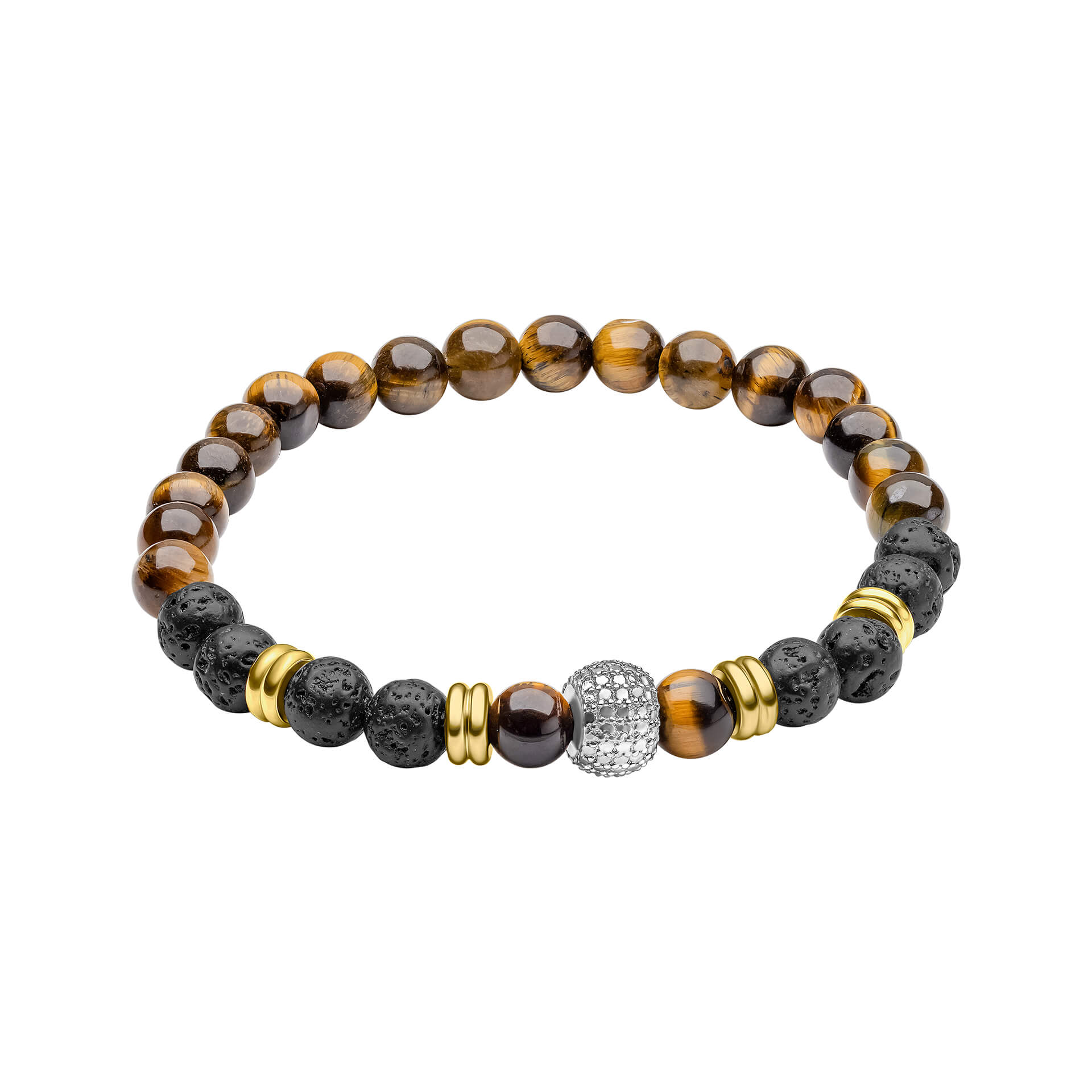 Smaller Fit Lava Bead Bracelet