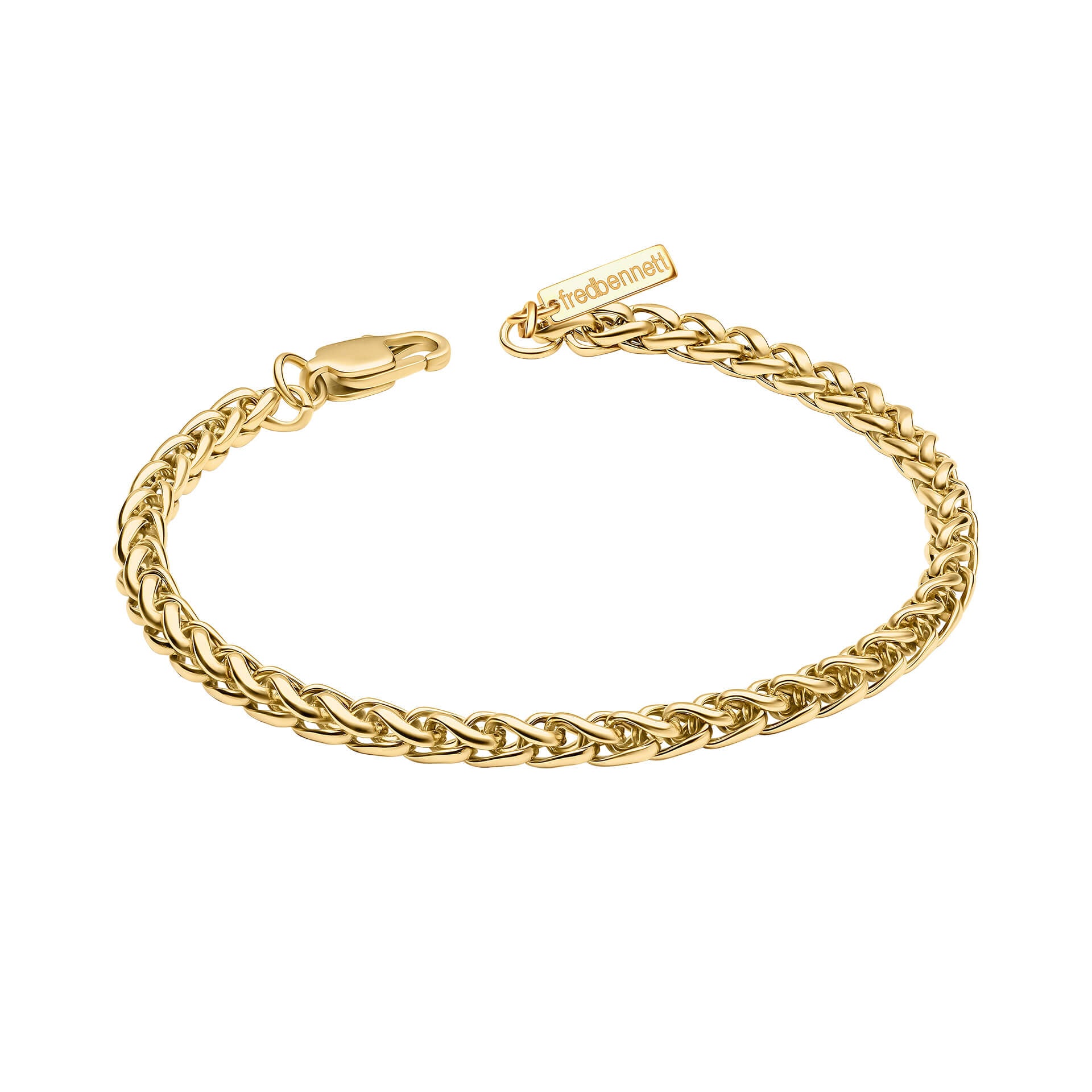 Smaller Fit Stainless Steel Wheat Chain Bracelet