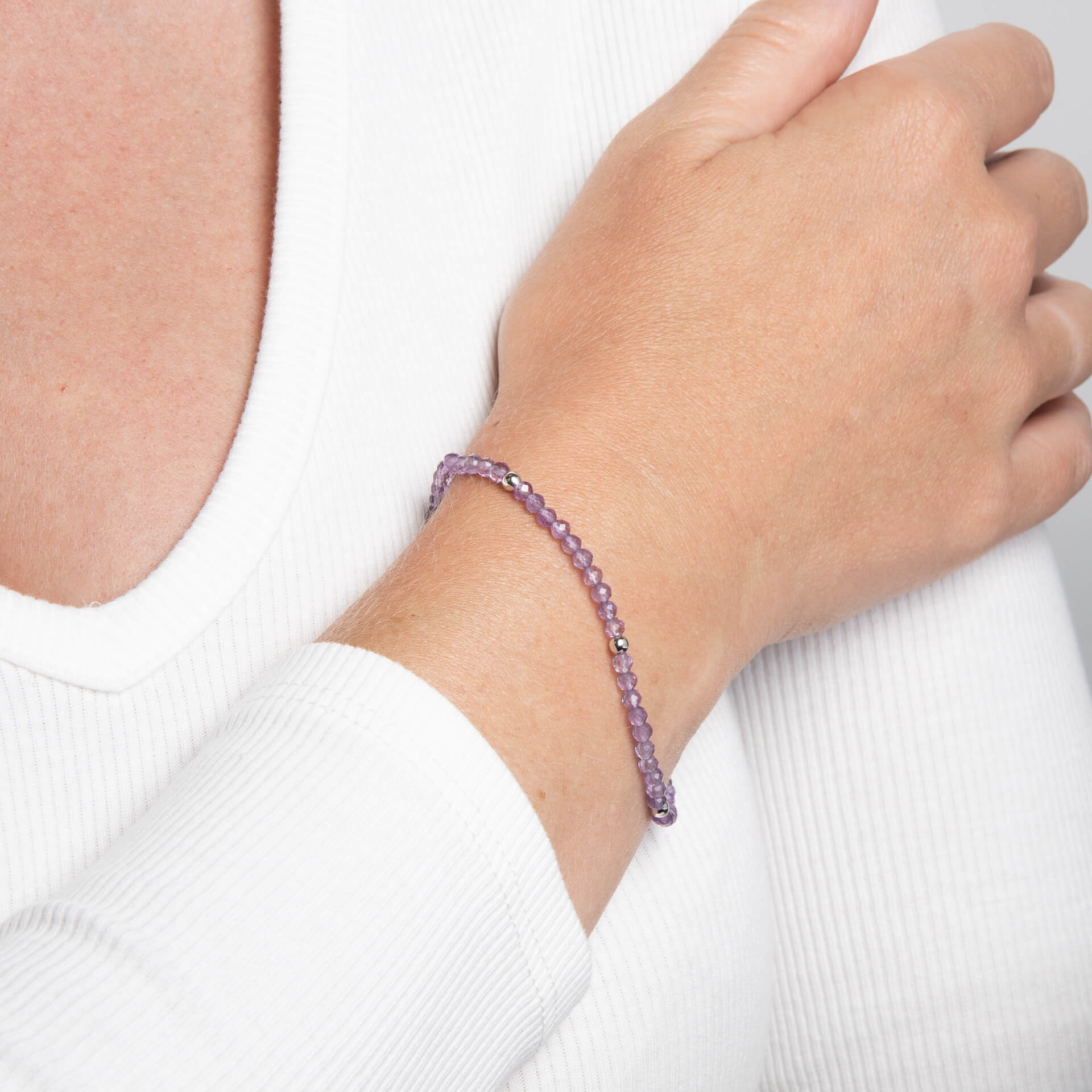 Semi-Precious Beaded Bracelet