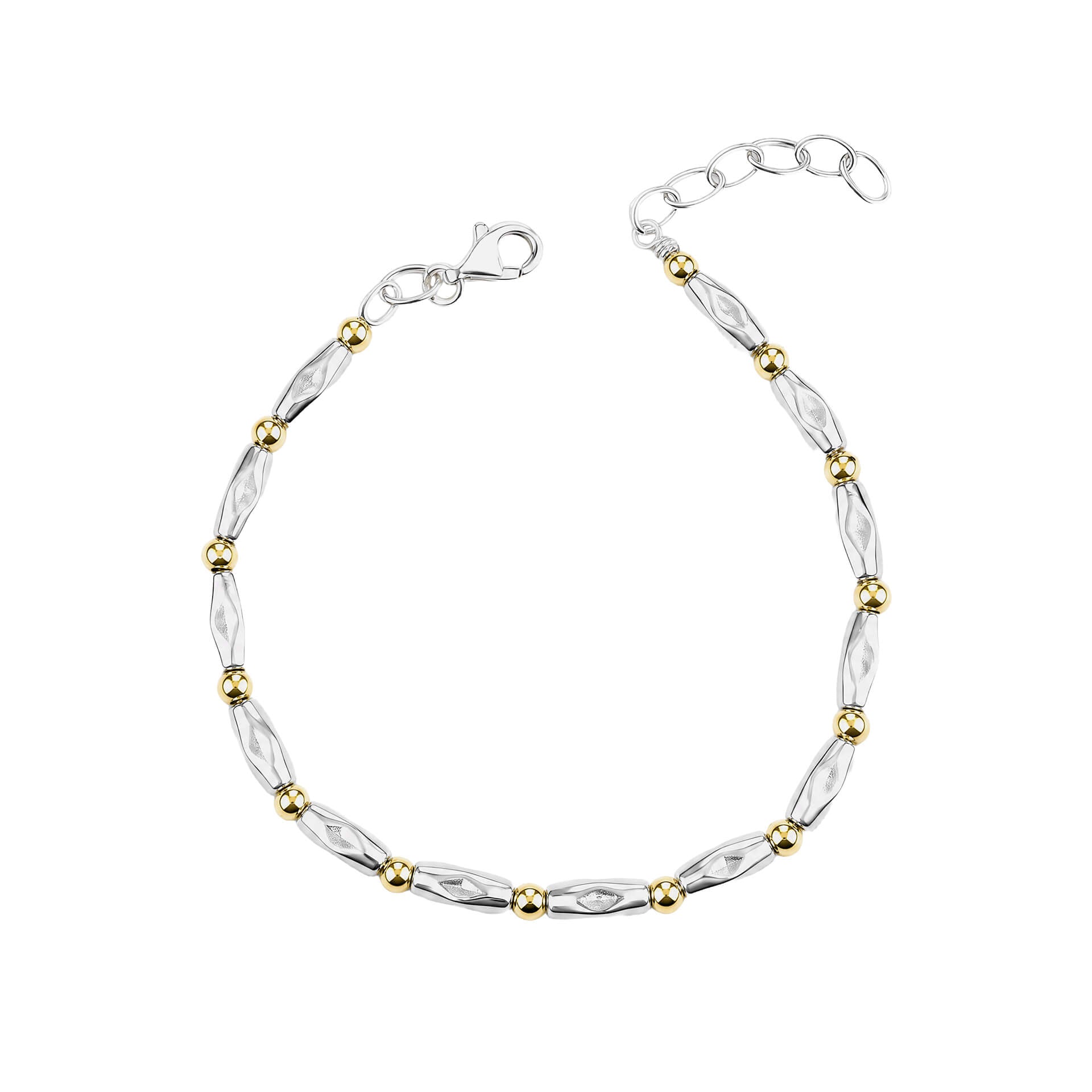 Two Tone Beaded Bracelet