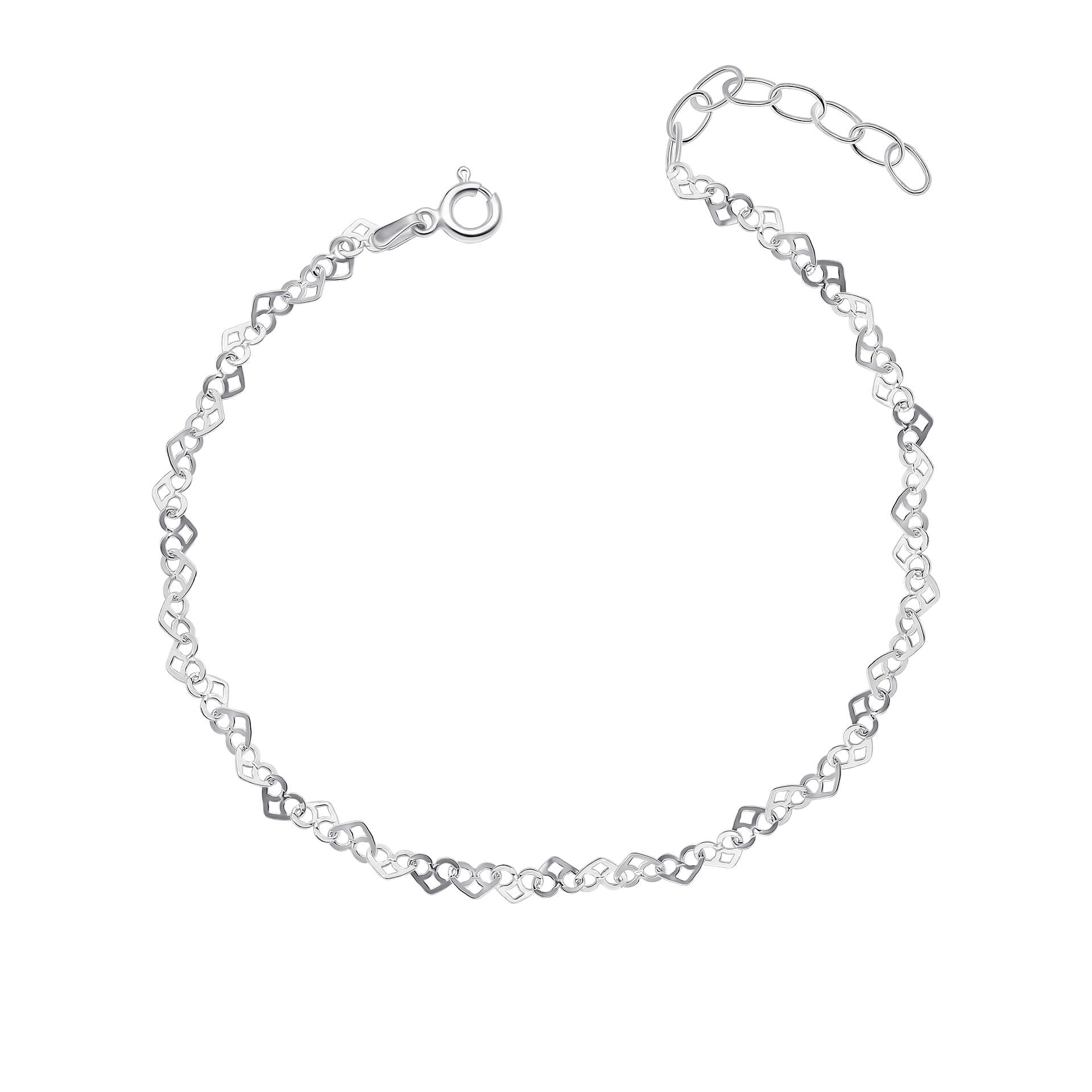 Interlinked Hearts Bracelet