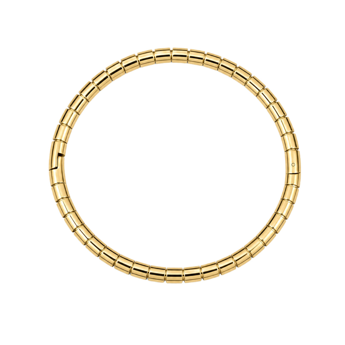 Bamboo Style Hinged Bangle