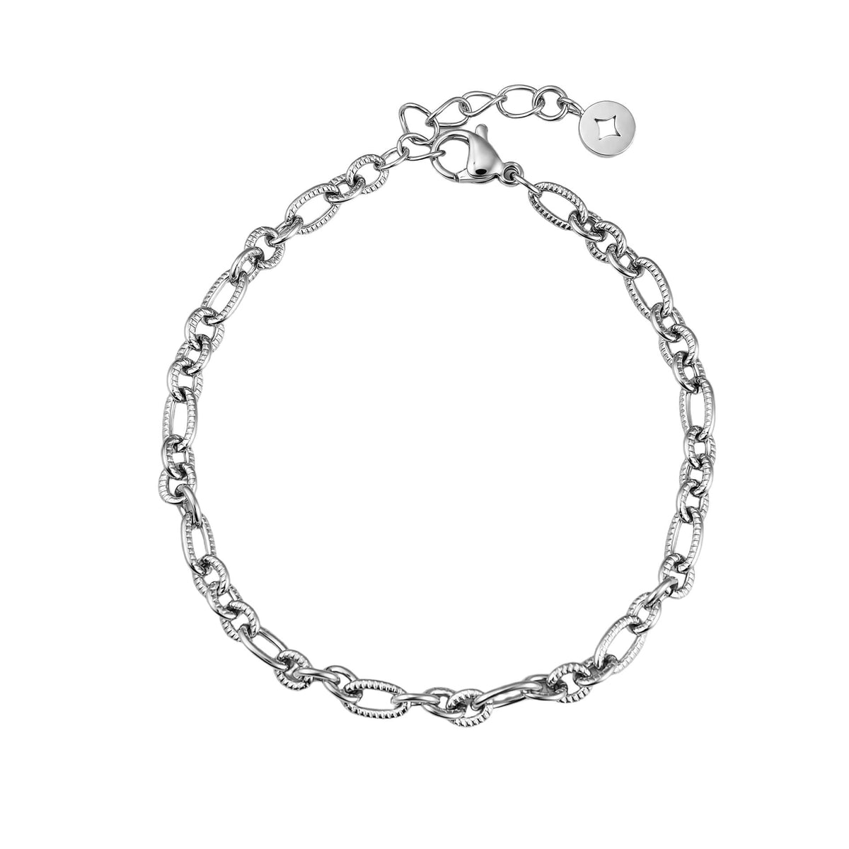 Textured Curb Chain Bracelet
