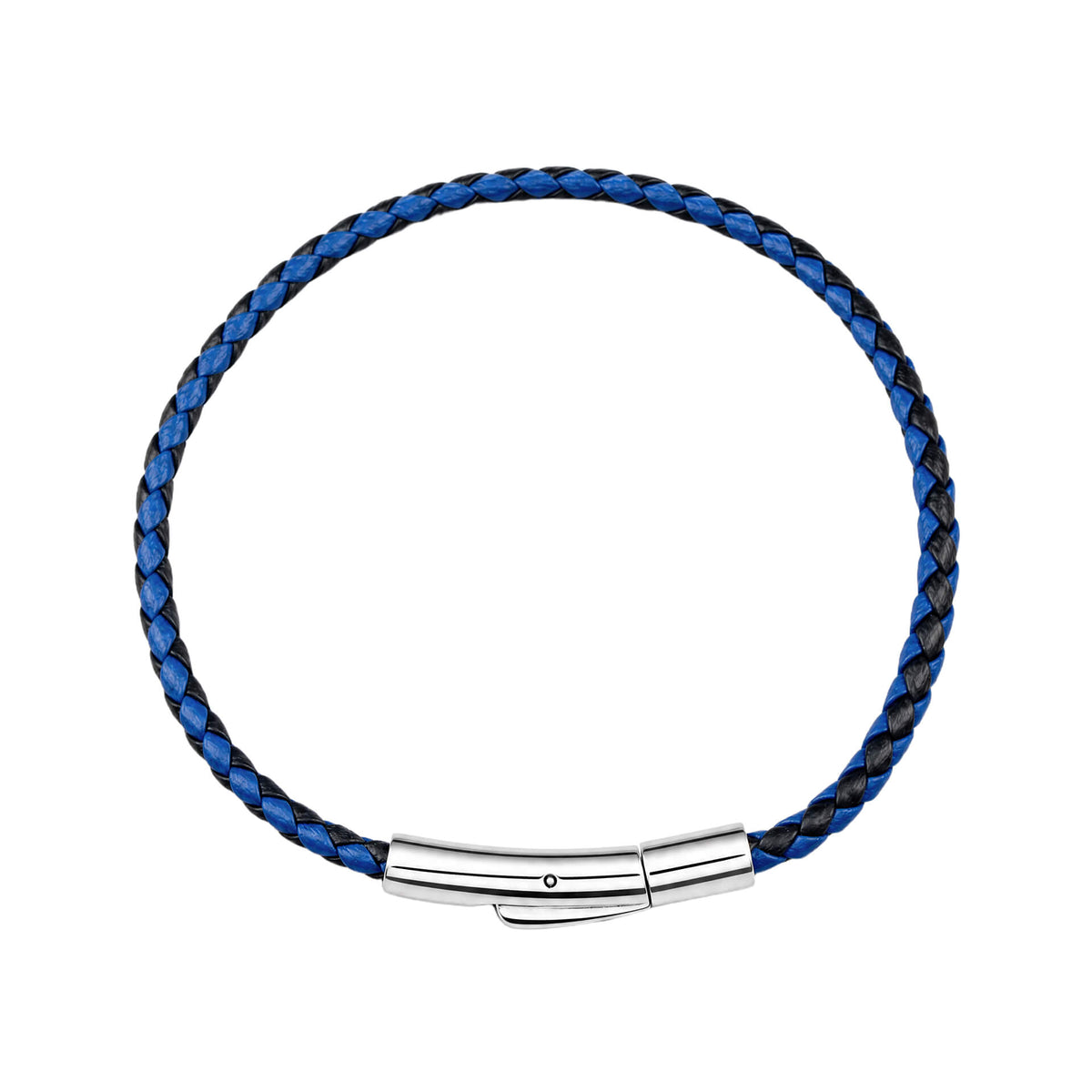 Dual Colour Woven Leather Bracelet