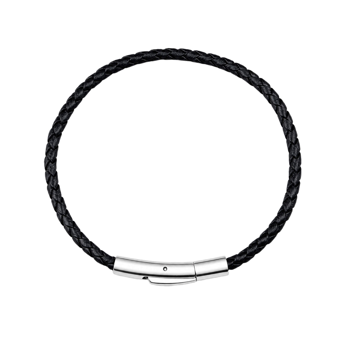 Plain Woven Leather Bracelet