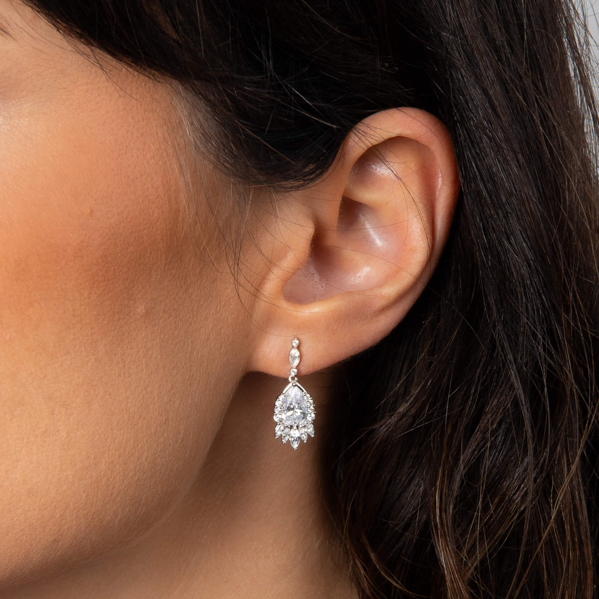 Teardrop Chandelier Earrings
