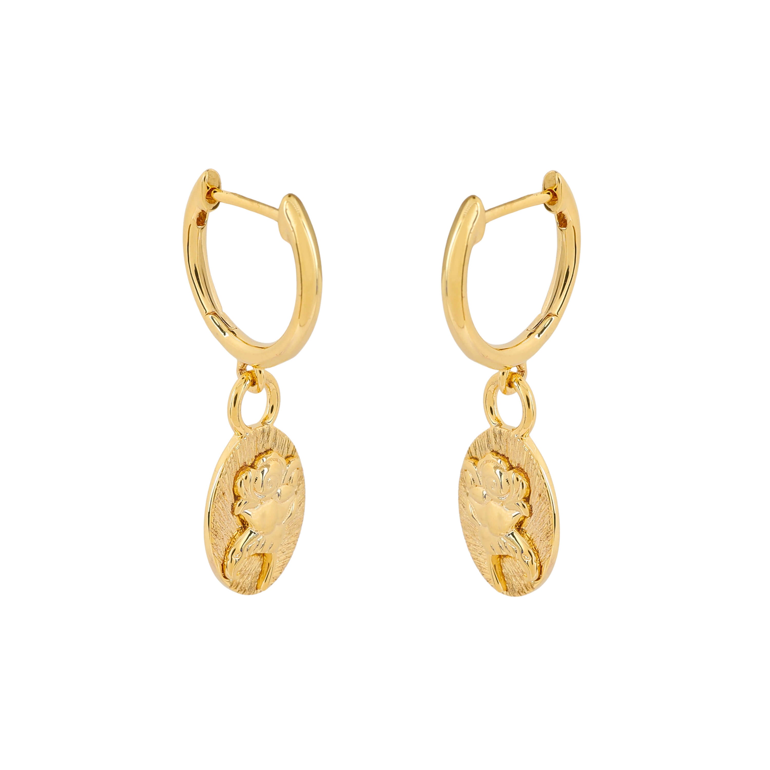 Baythorne Roses Assembled Hoop Earrings