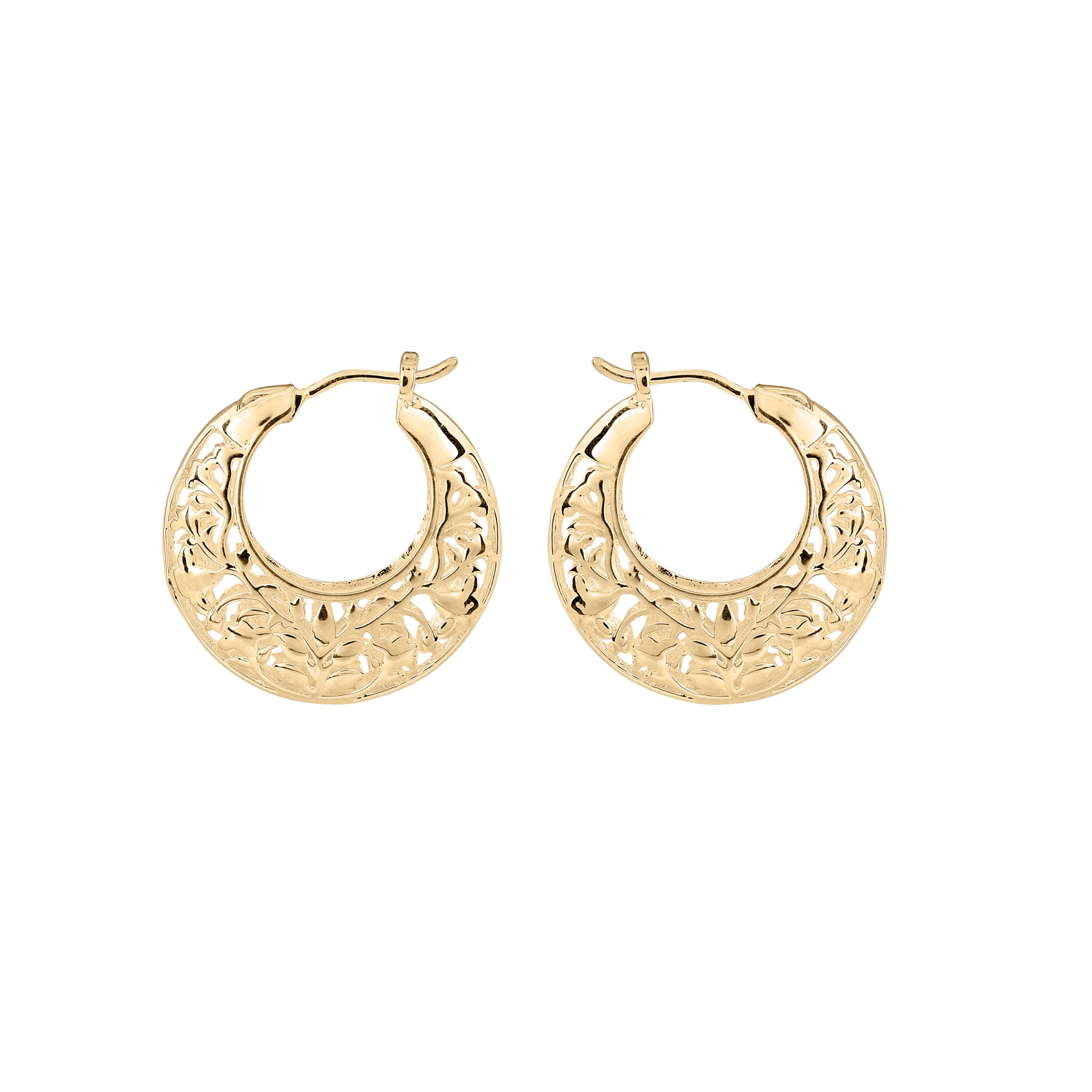 Powley Lace Hoop Earrings