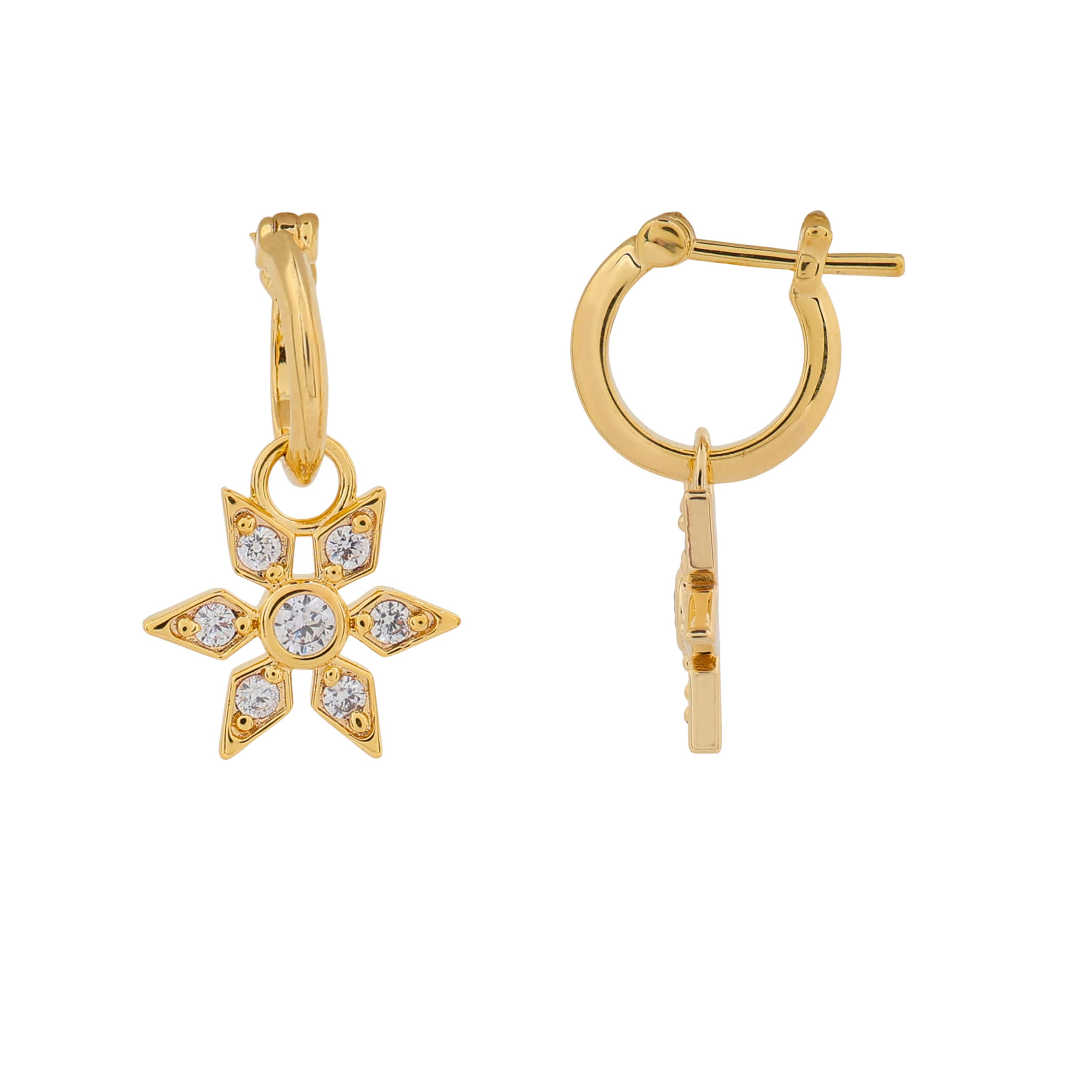 Bowen Star Assembled Hoop Earrings