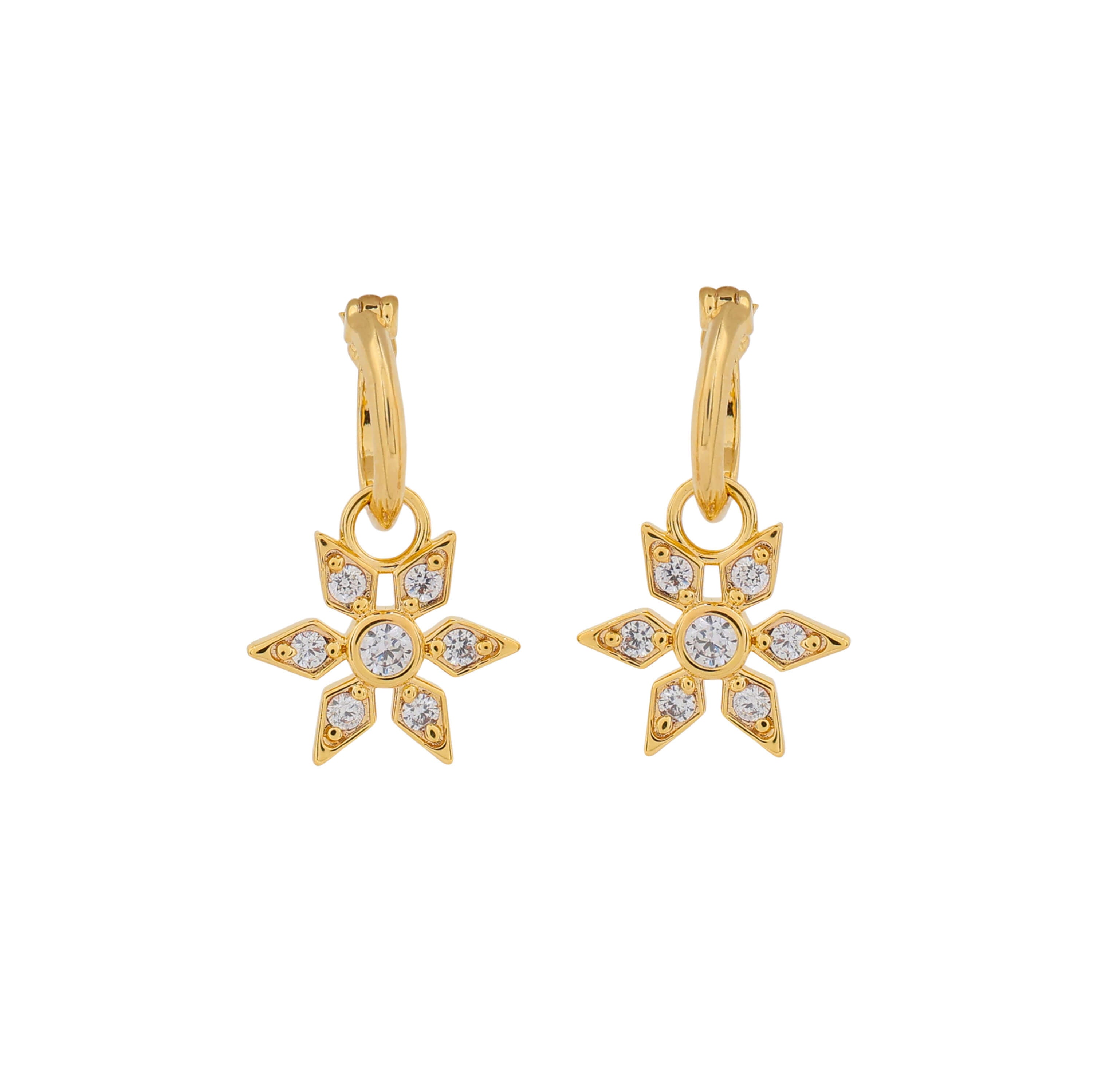 Bowen Star Assembled Hoop Earrings