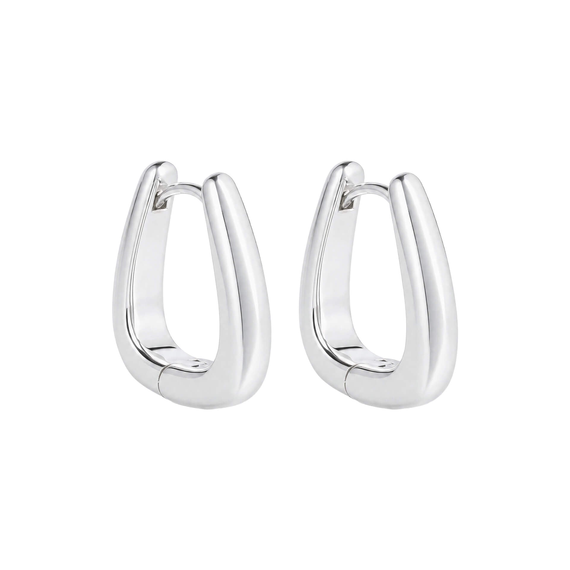Chunky Tapered Hoop Earrings