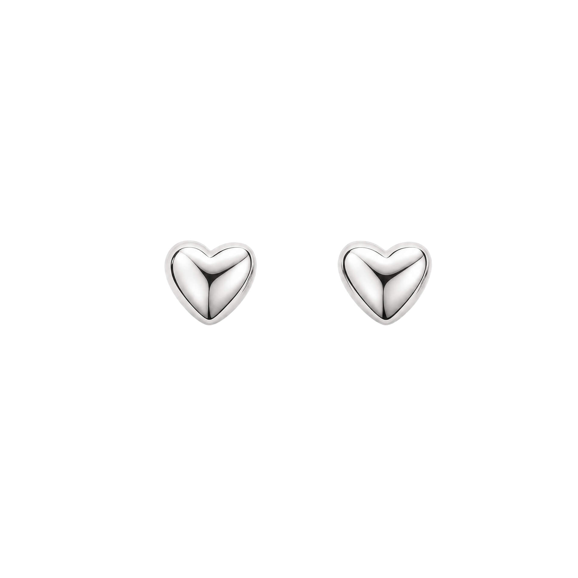 Small Heart Stud Earrings