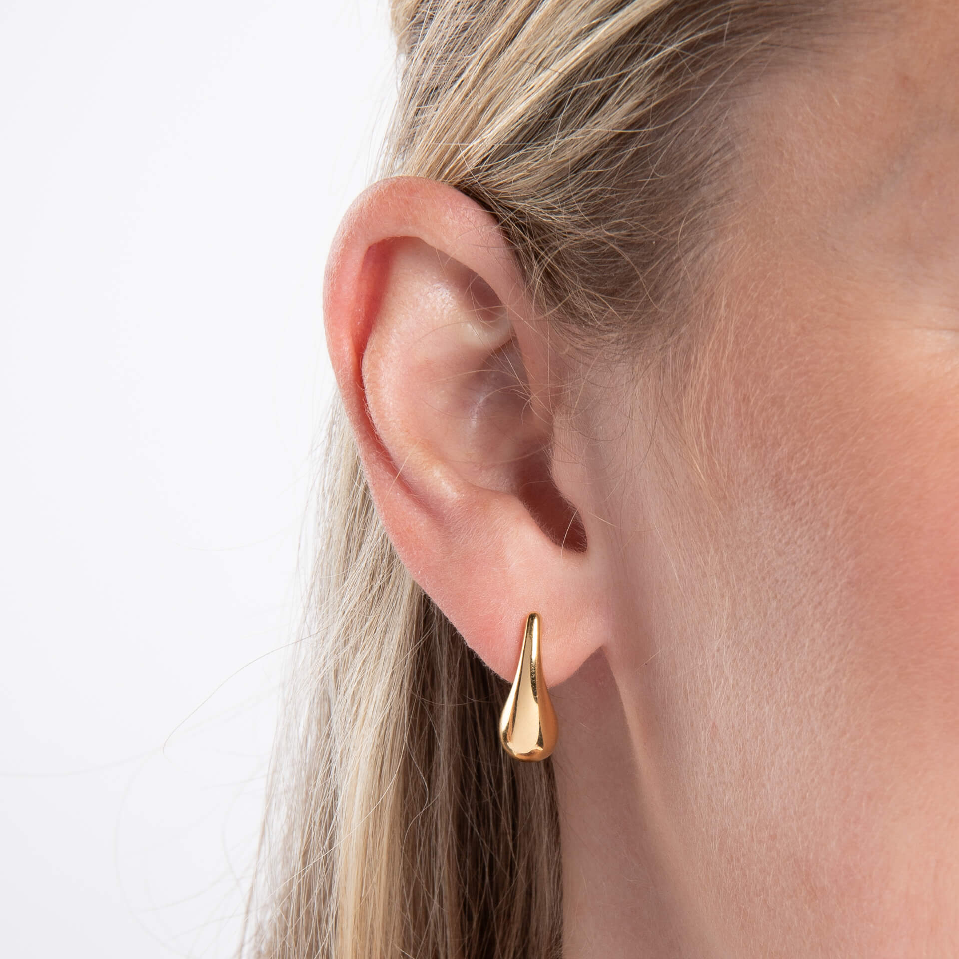 Teardrop Stud Earrings