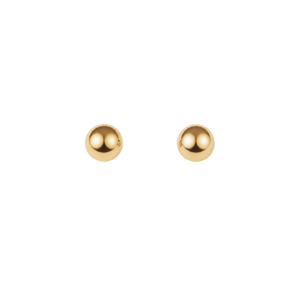 Stainless Steel Ball Stud Earrings
