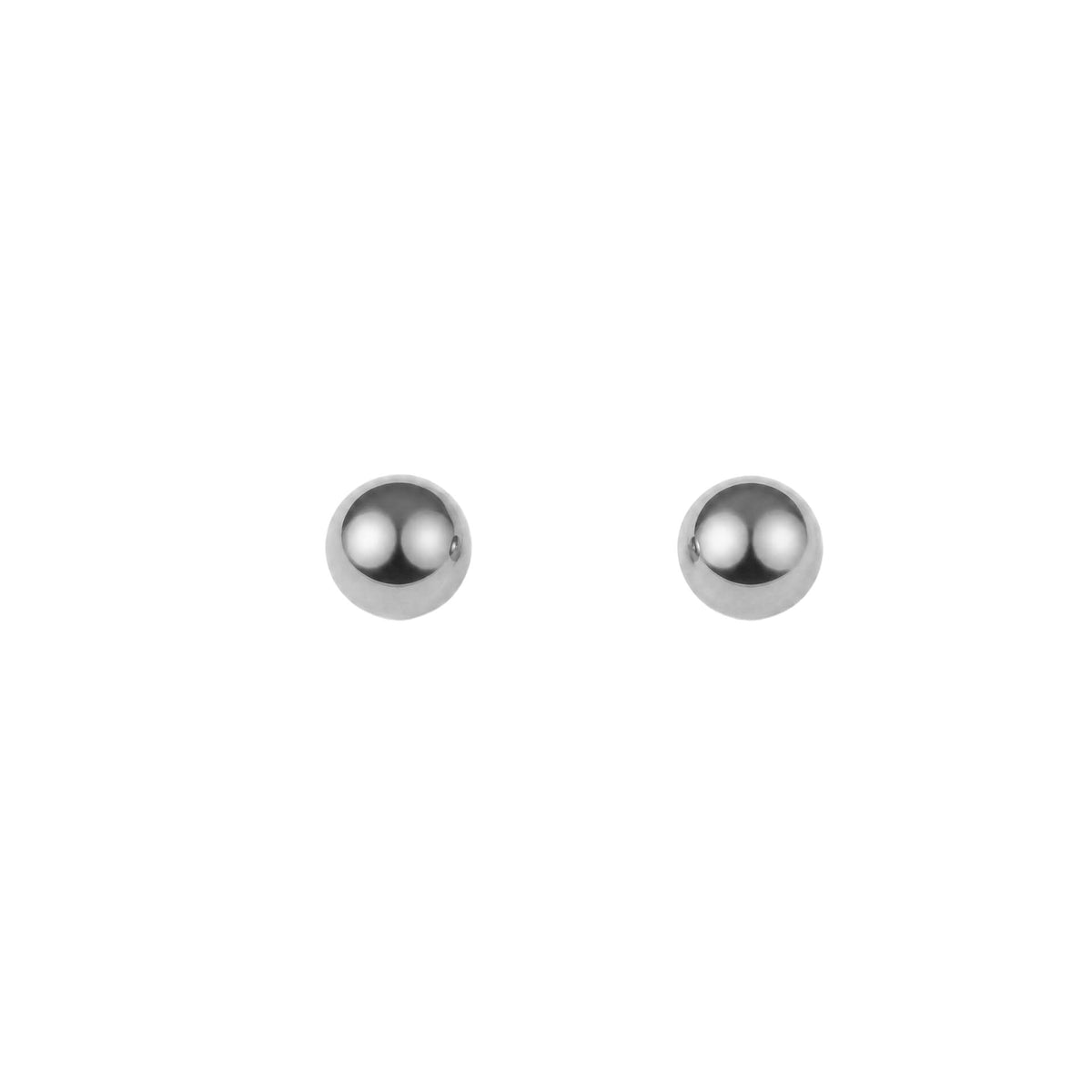 Stainless Steel Ball Stud Earrings