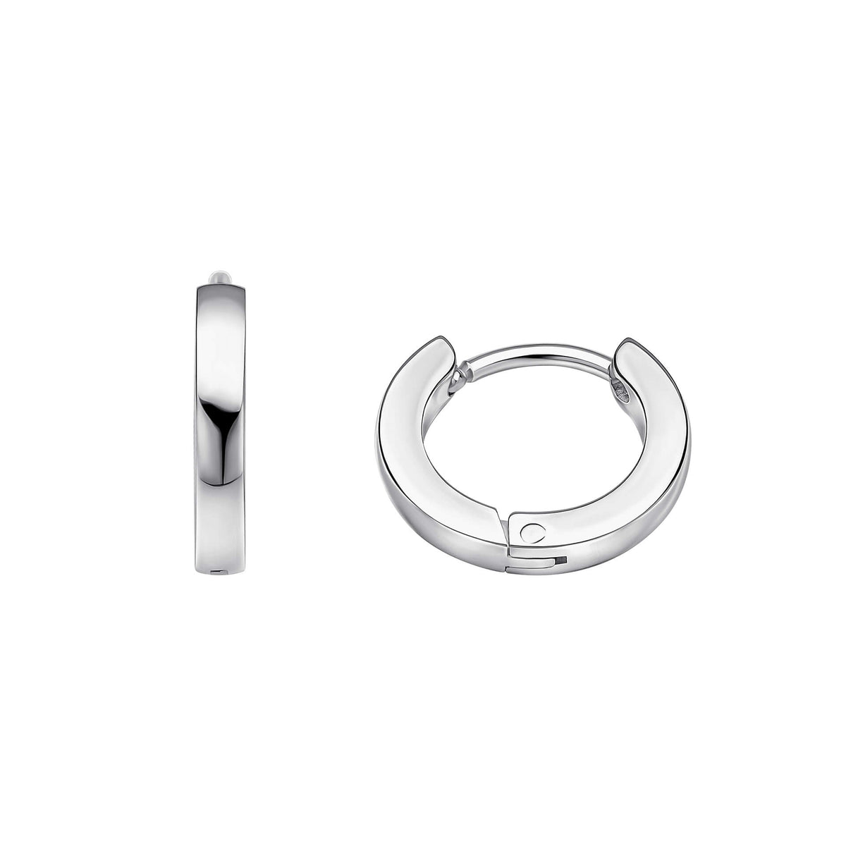 Stainless Steel 9mm Hoop Earrings
