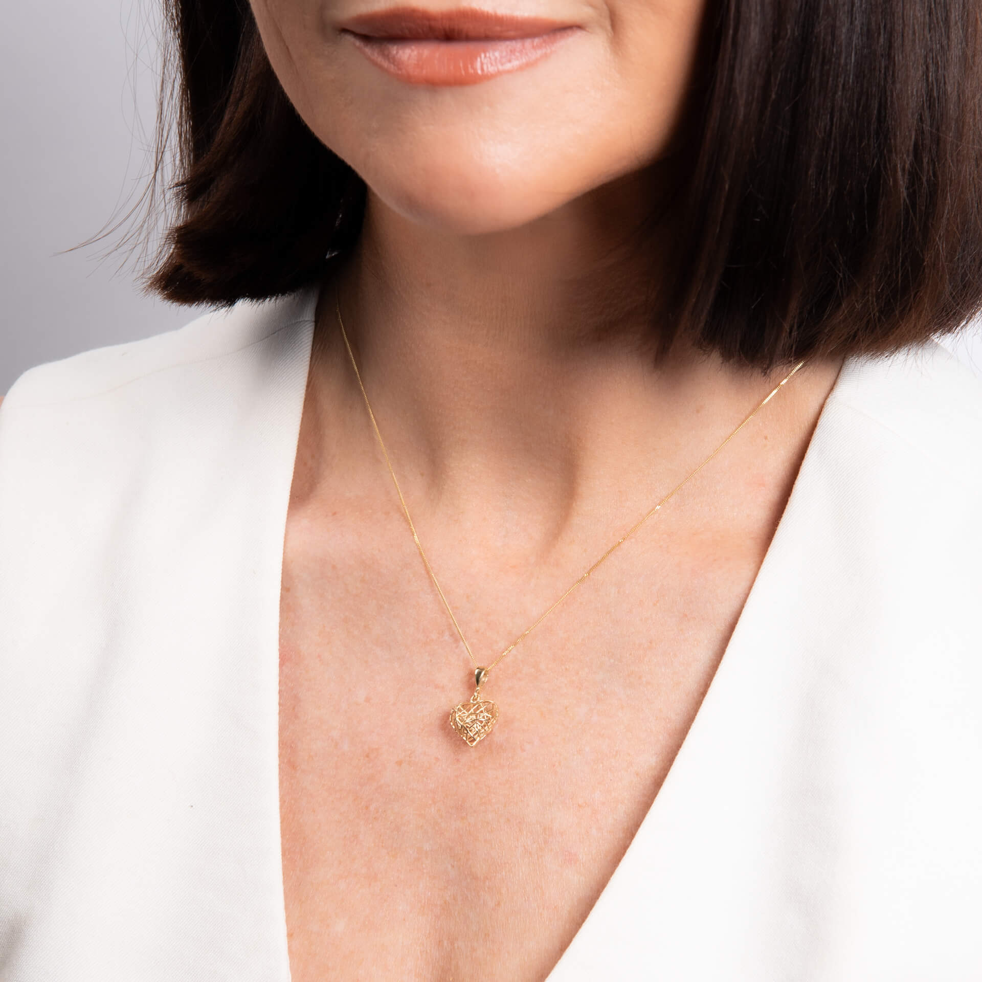 Caged Heart Pendant