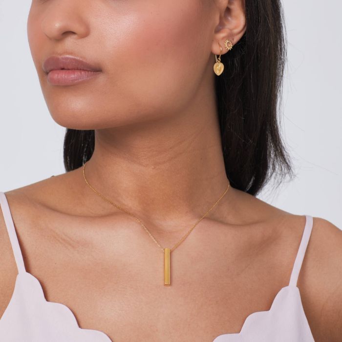 Vertical Bar Necklace