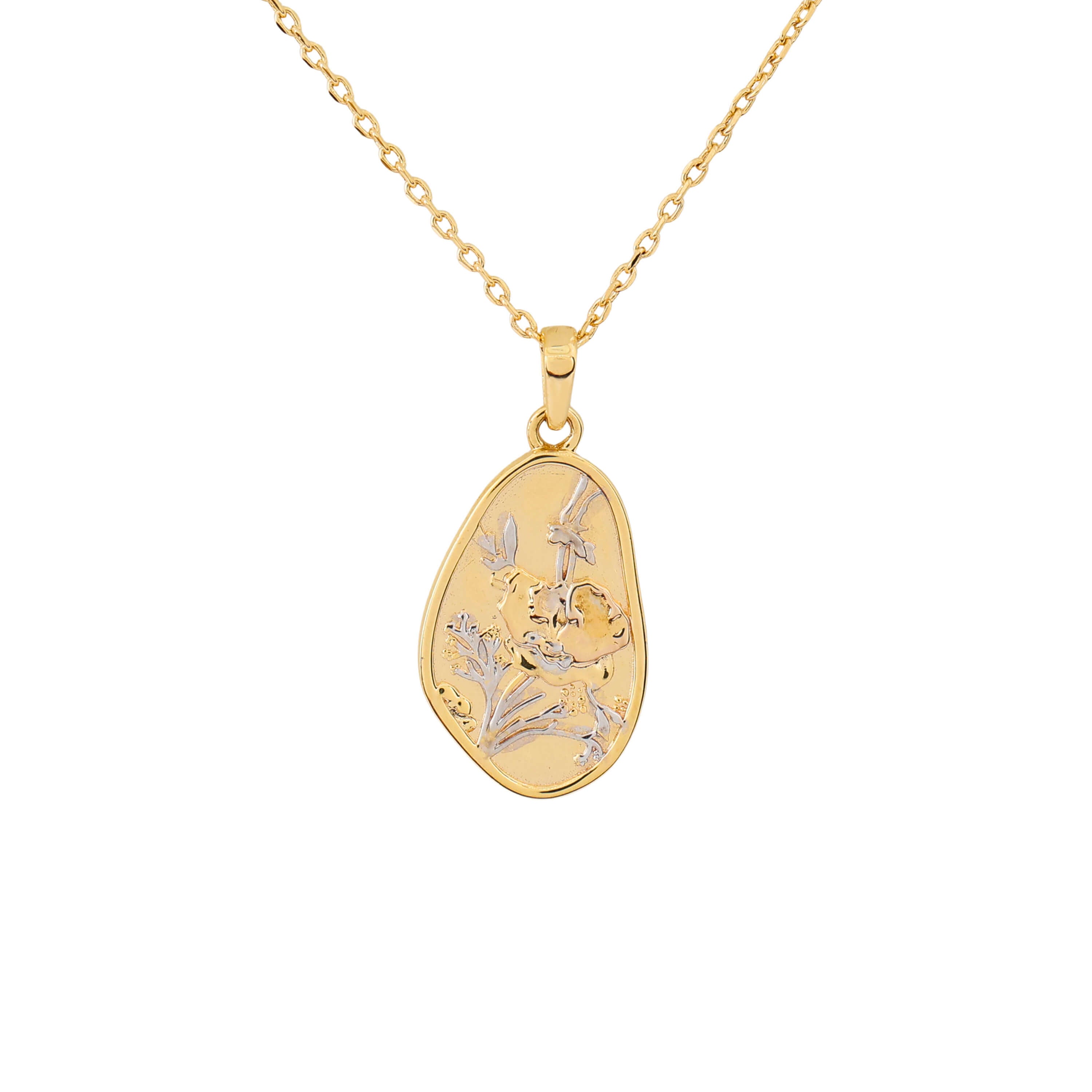 Poppy Meadow Ornate Flower Necklace