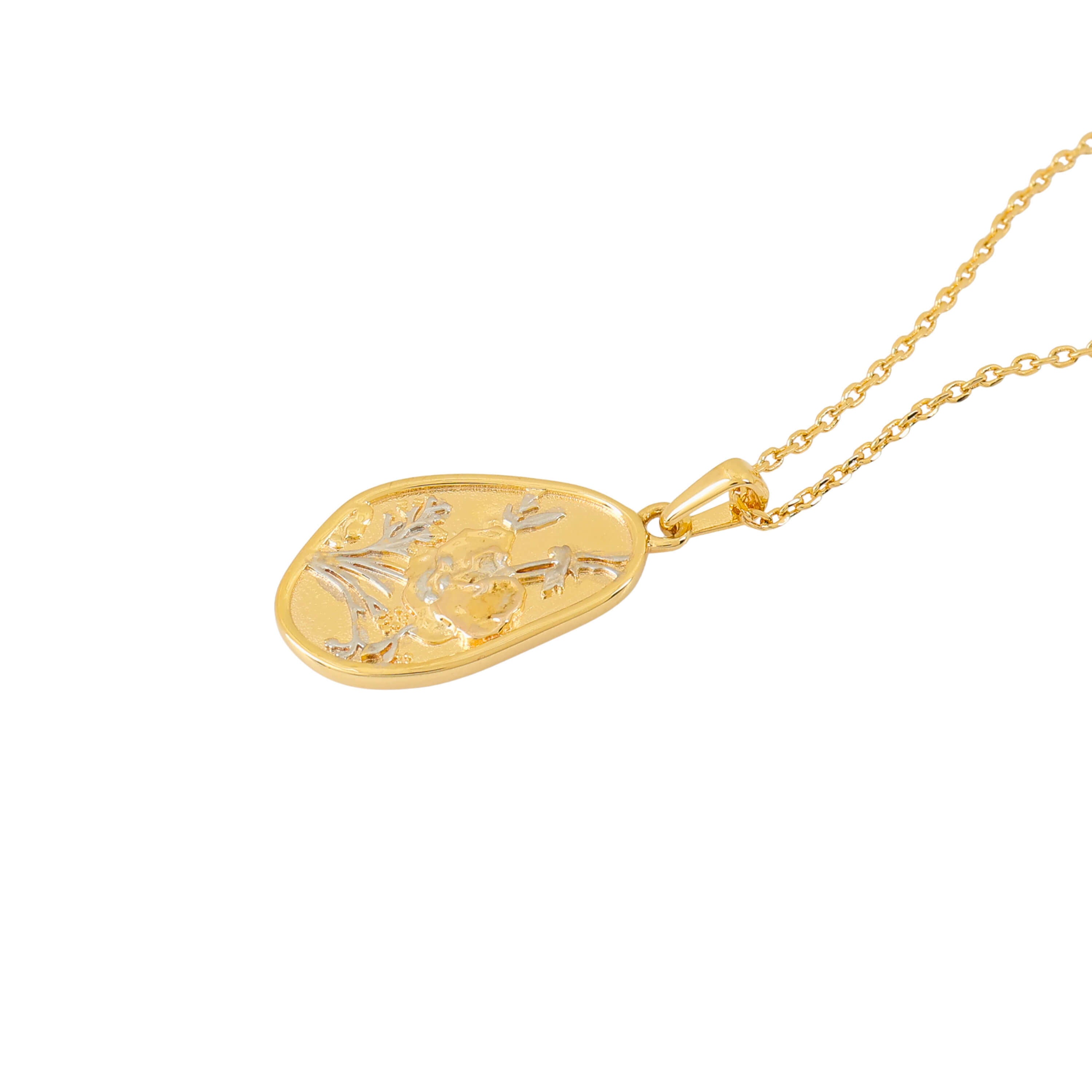 Poppy Meadow Ornate Flower Necklace