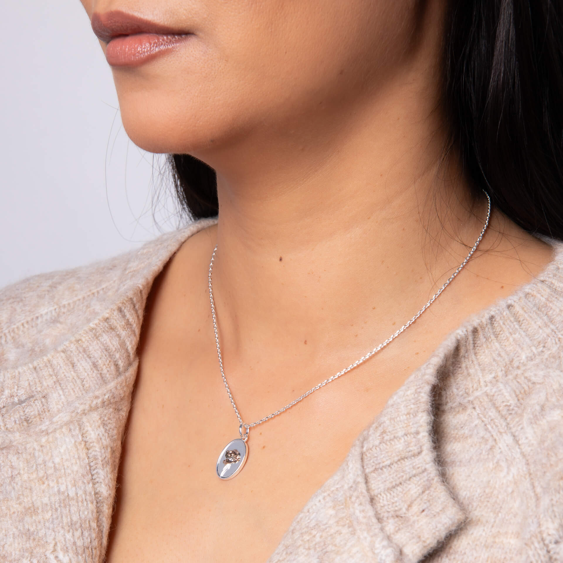 Poppy Meadow Single Flower Necklace