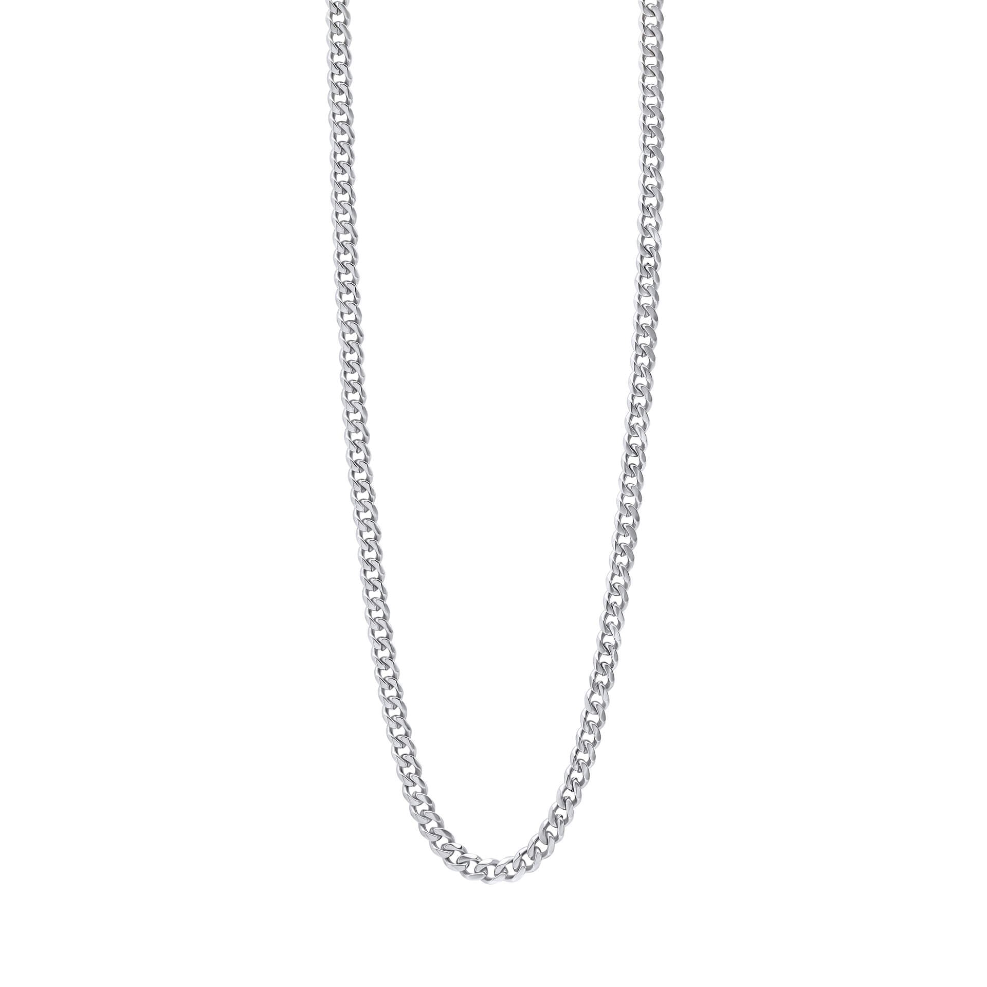Smaller Fit Stainless Steel Cuban Link Chain Necklace