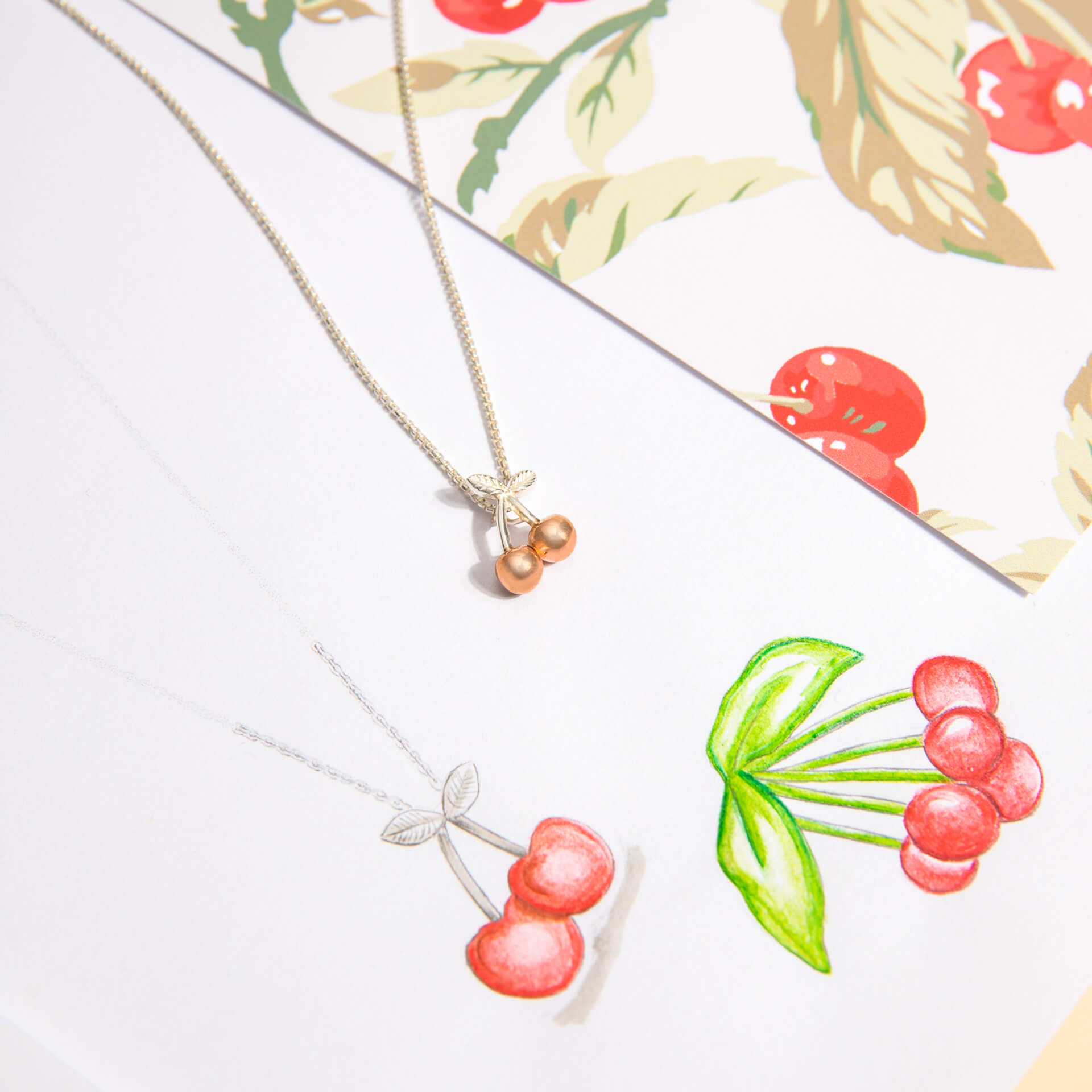 Cranwell Orchard Cherry Necklace
