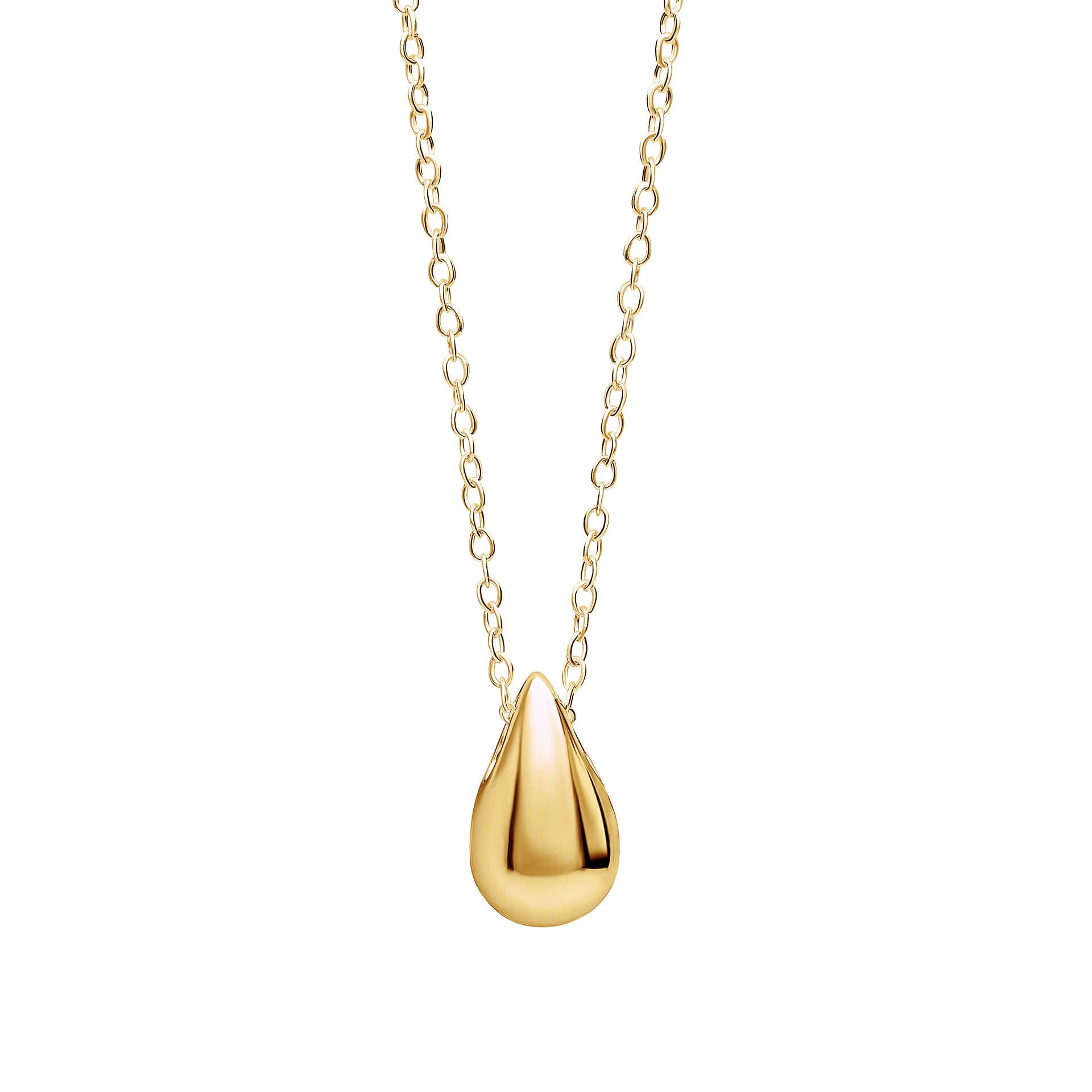 Solid Teardrop Necklace